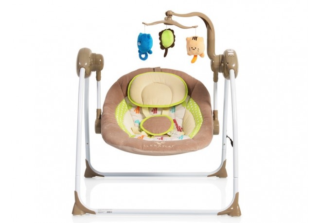 Leagan Electric Moni Baby Swing+ Cappucino