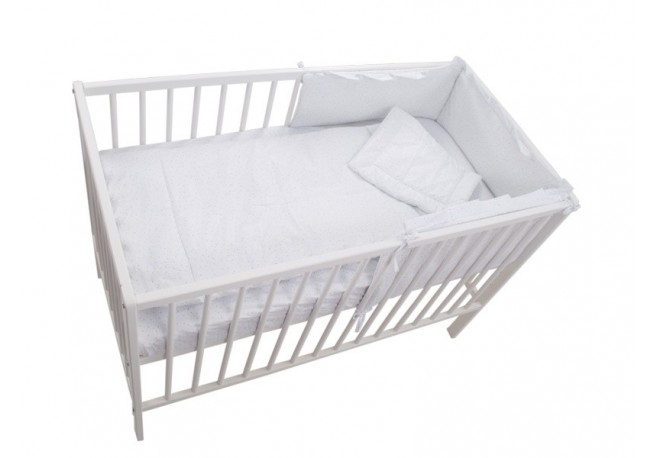 Lenjerie MyKids Little Stars Verde 4 Piese 120x60