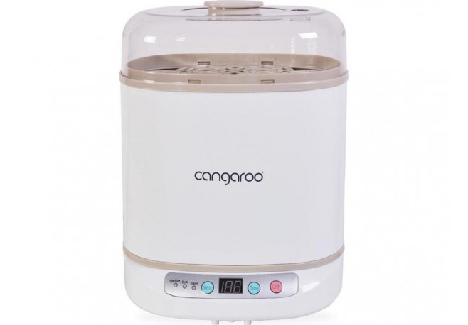 Sterilizator biberoane 2 in 1 cu functie de gatire cu aburi Cangaroo Pure XDQ10-B Khaki