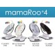 Fotoliu Balansoar Bebelusi 4MOMS MamaRoo 4.0 Plush Multicolor