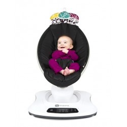 Fotoliu Balansoar Bebelusi 4MOMS MamaRoo 4.0 Classic Negru