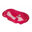 Cadita Bebe Cu Forma Anatomica TEGA Roz Transparent