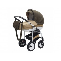 Carucior Copii 3 In 1 MyKids Futuro Negru-Bej