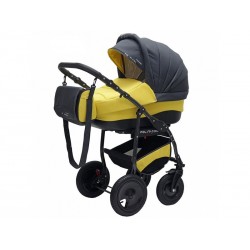 Carucior Copii 3 In 1 MyKids Futuro Negru-Galben