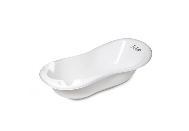 Cadita de baie bebe cu termometru MyKids Lulu 100 cm Alb