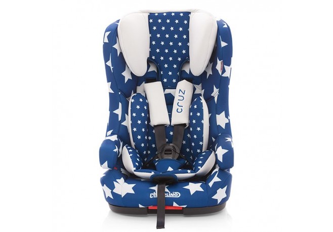 Scaun auto Chipolino Cruz cu sistem Isofix 9-36 kg blue stars 2016