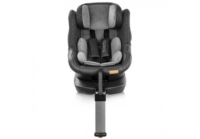 Scaun auto Chipolino Toledo 0-18 kg ash cu sistem Isofix si sezut rotativ