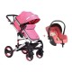 Carucior Copii 3 In 1 Moni Gala Coral