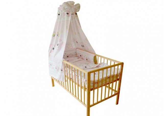 Baldachin Din Bumbac MyKids Catelus Roz