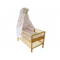 Baldachin Din Bumbac MyKids Catelus Roz