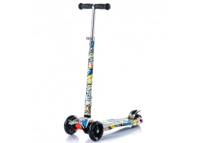 Trotineta Chipolino Croxer yellow graffiti