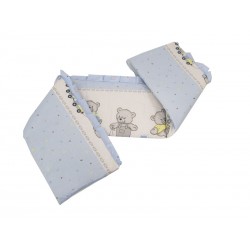Aparatoare Laterala MyKids Teddy Toys Blue M2 140x70
