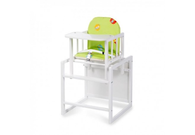 Scaun Masa Multifunctional Din Lemn KLUPS Aga III Alb