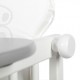 Scaun Alimentatie Multifunctional Klups Agnieszka II De Luxe Natur Alb