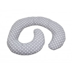 Perna De Alaptare Multifunctionala MyKids Stelute Grey-White