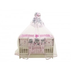 Baldachin MyKids Voal Mare Teddy Hug Roz