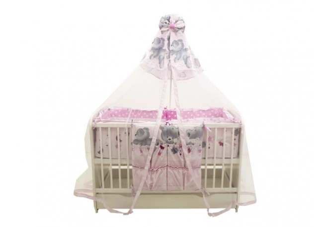 Baldachin MyKids Voal Mare Teddy Hug Roz
