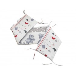 Aparatoare Laterala MyKids Teddy Hug Gri M2 140x70