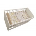 Lenjerie MyKids Teddy Hug Maro 3 Piese 140x70