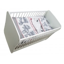 Lenjerie MyKids Teddy Hug Gri 3 Piese 120x60
