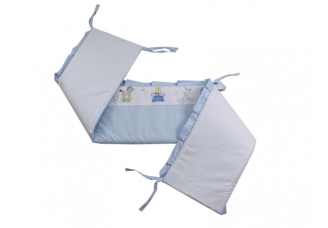 Aparatoare Laterala MyKids Teddy Play Blue M2 120x60