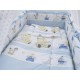 Lenjerie MyKids Teddy Play Blue M2 7 Piese 140x70 cm