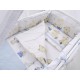 Lenjerie MyKids Teddy Play Blue M2 7 Piese 140x70 cm