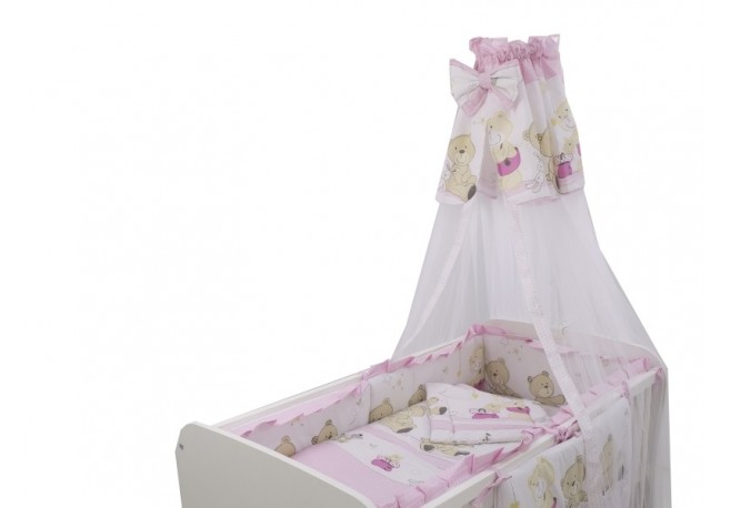 Baldachin MyKids Voal Mic Teddy Play Pink