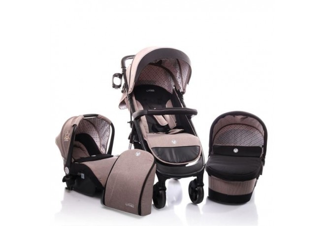 Carucior Copii 3 in 1 Cangaroo Noble Beige