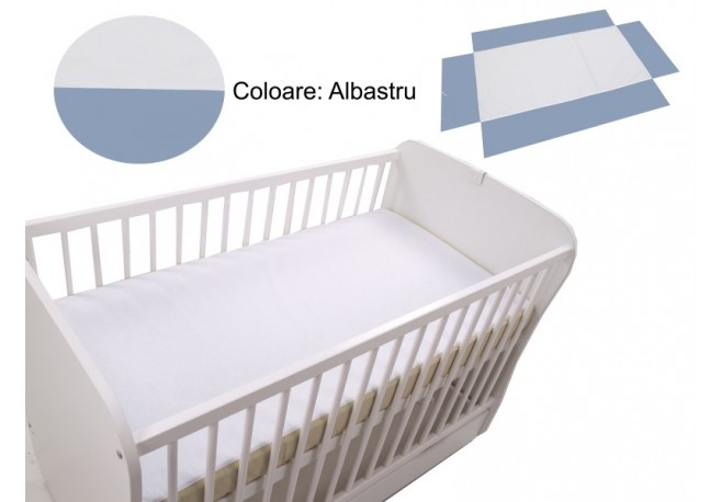 Cearceaf Klups fara elastic Blue 120x60