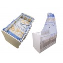 Lenjerie MyKids Teddy Hug Blue M1 5+1 Piese M2 140x70 cm
