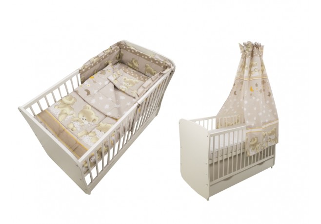 Lenjerie MyKids Teddy Hug Maro M2 5 piese 140x70 cm