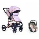 Carucior Copii 3 In 1 Moni Gala Beige