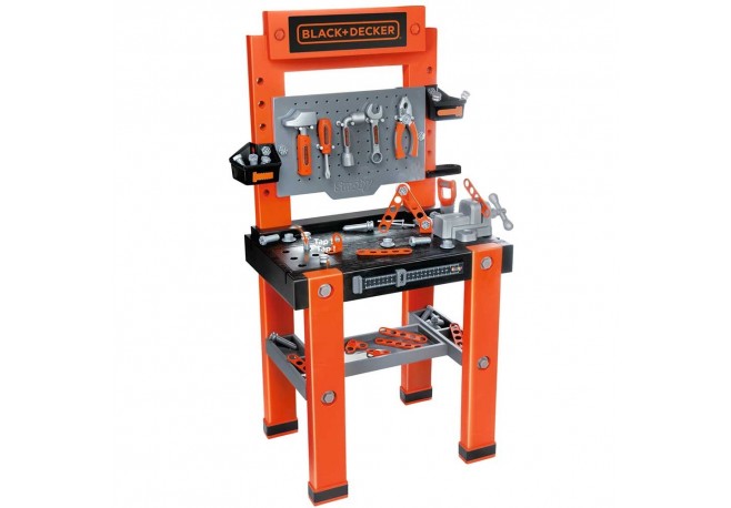 Atelier Smoby Black & Decker Bricolo One cu accesorii