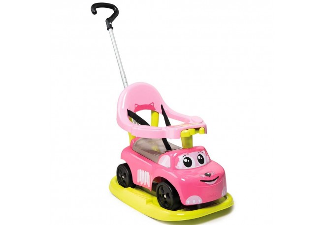 Masinuta de impins Smoby Auto Rocking 4 in 1 roz