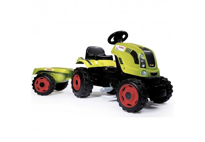 Tractor cu pedale si remorca Smoby Claas Farmer XL