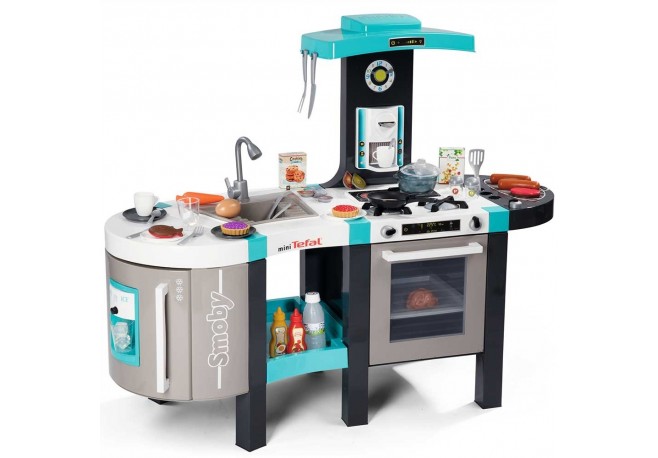 Bucatarie electronica Smoby Tefal French Touch Bubble cu oala magica si accesorii