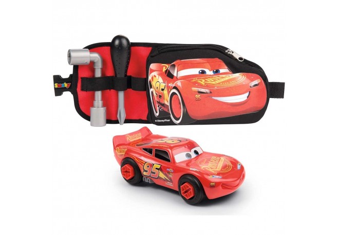 Jucarie Smoby Centura Cars 3 cu unelte si masinuta McQueen