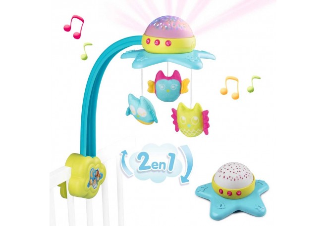 Carusel muzical Smoby Cotoons Star 2 in 1