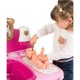 Centru de ingrijire pentru papusi Smoby Baby Nurse Doll`s Play Center cu 3 parti si 23 accesorii