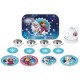 Set de servit ceaiul din metal Smoby Frozen cu 14 accesorii