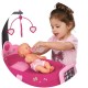 Set cadita si accesorii pentru papusi Smoby
