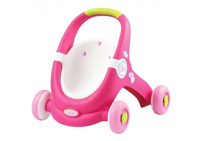 Carucior pentru papusi Smoby Minikiss 2 in 1