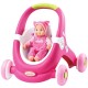 Carucior pentru papusi Smoby Minikiss 2 in 1