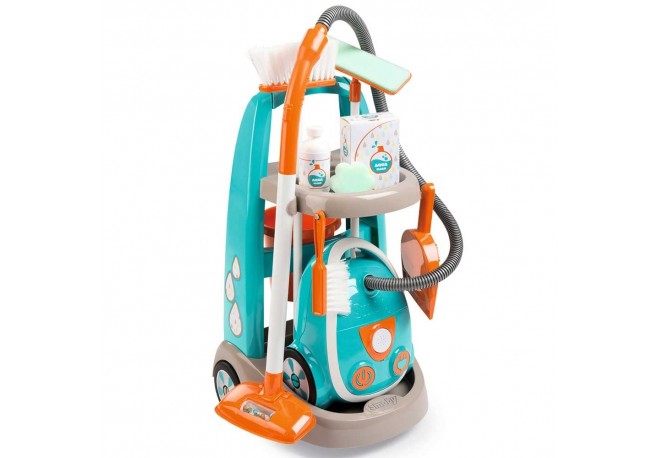 Jucarie Smoby Set curatenie cu troller si aspirator electronic
