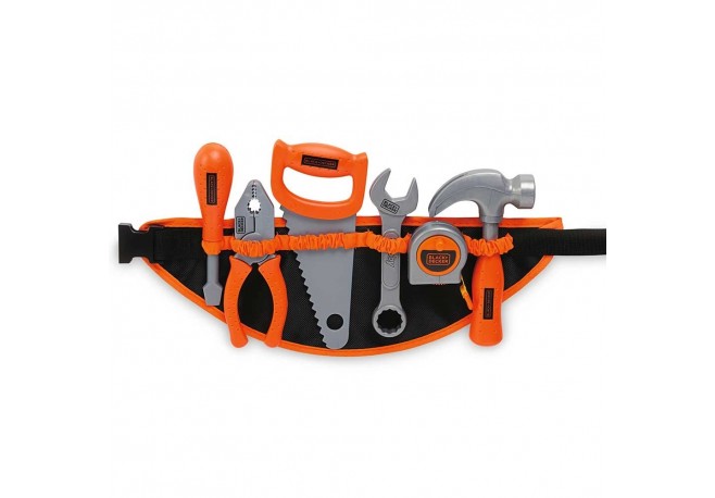 Jucarie Smoby Centura Black & Decker cu 6 unelte