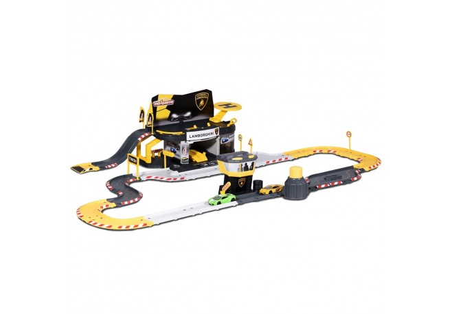 Pista de masini Majorette Creatix Lamborghini Race cu 2 masinute