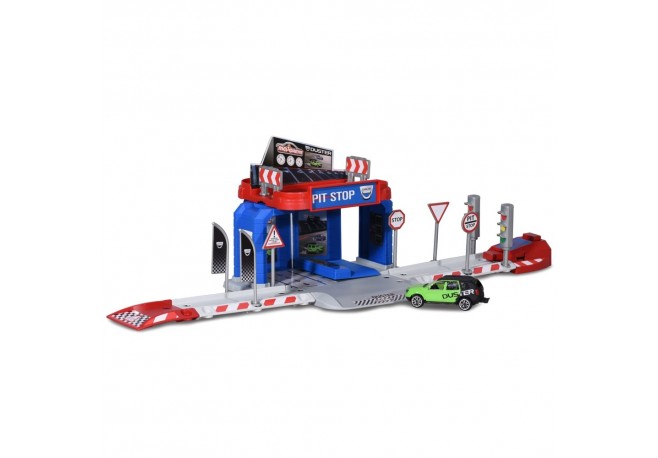 Pista de masini Majorette Creatix cu 1 Masinuta Dacia Duster
