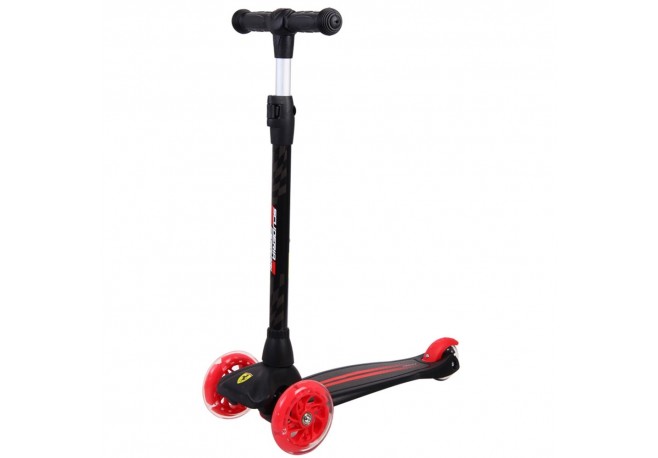 Trotineta Chipolino Ferrari black cu maner reglabil