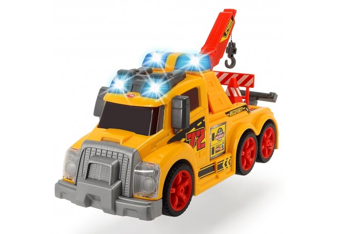 Masina de tractare Dickie Toys Tow Truck cu sunete si lumini